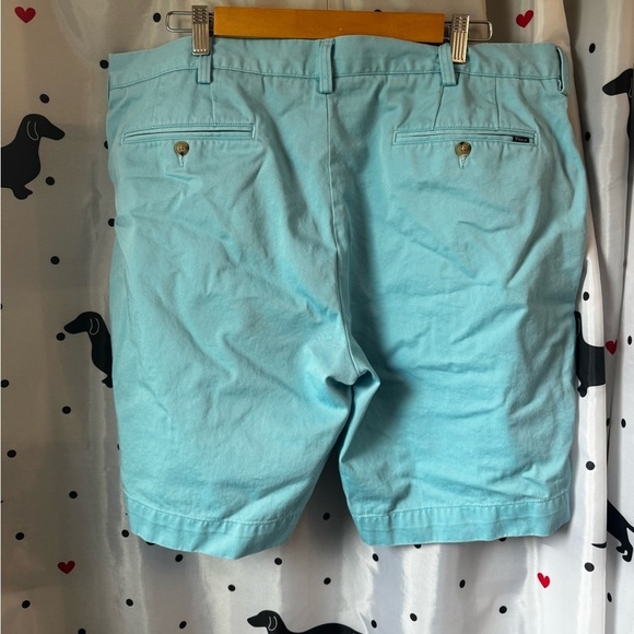 Ralph Lauren Blue Flat Front Shorts - Picture 2 of 4